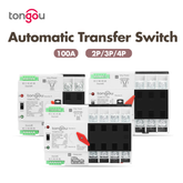 TOWTS-100 2-4P ATS Automatischer Umschalter Elektrische Wahlschalter Dual Power Switch 220V ATS